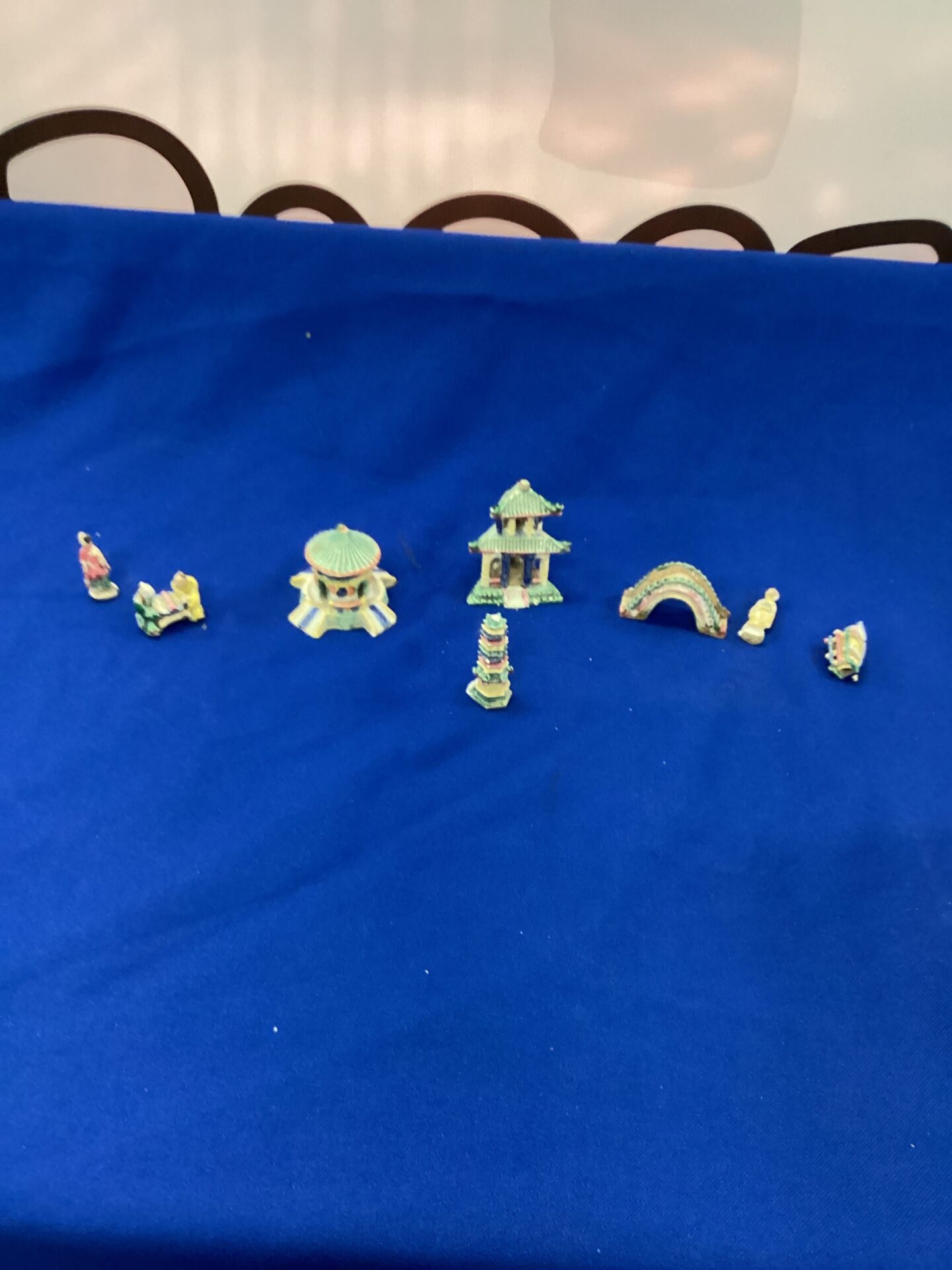 323 Antique Japanses miniature garden figurines