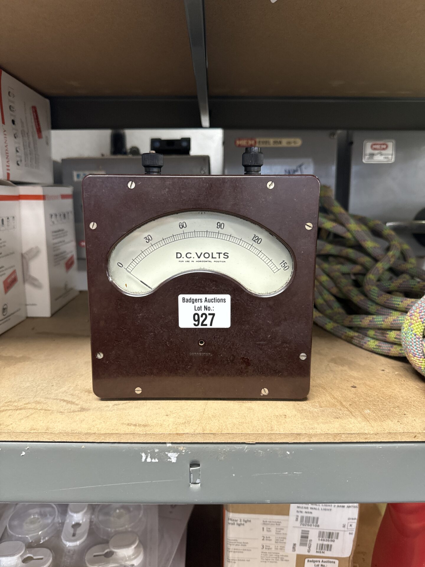 927 Vintage howard butler voltmeter – untested