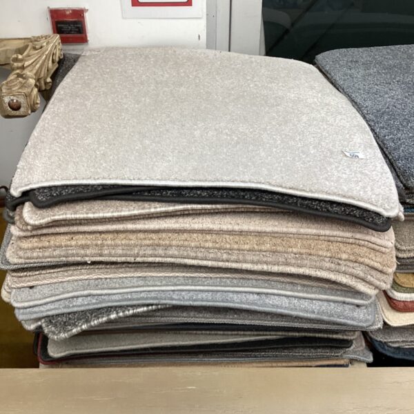 Approximately 50 carpet samples