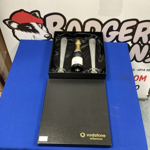 Vodafone Millennium Champagne Set in presentation box.