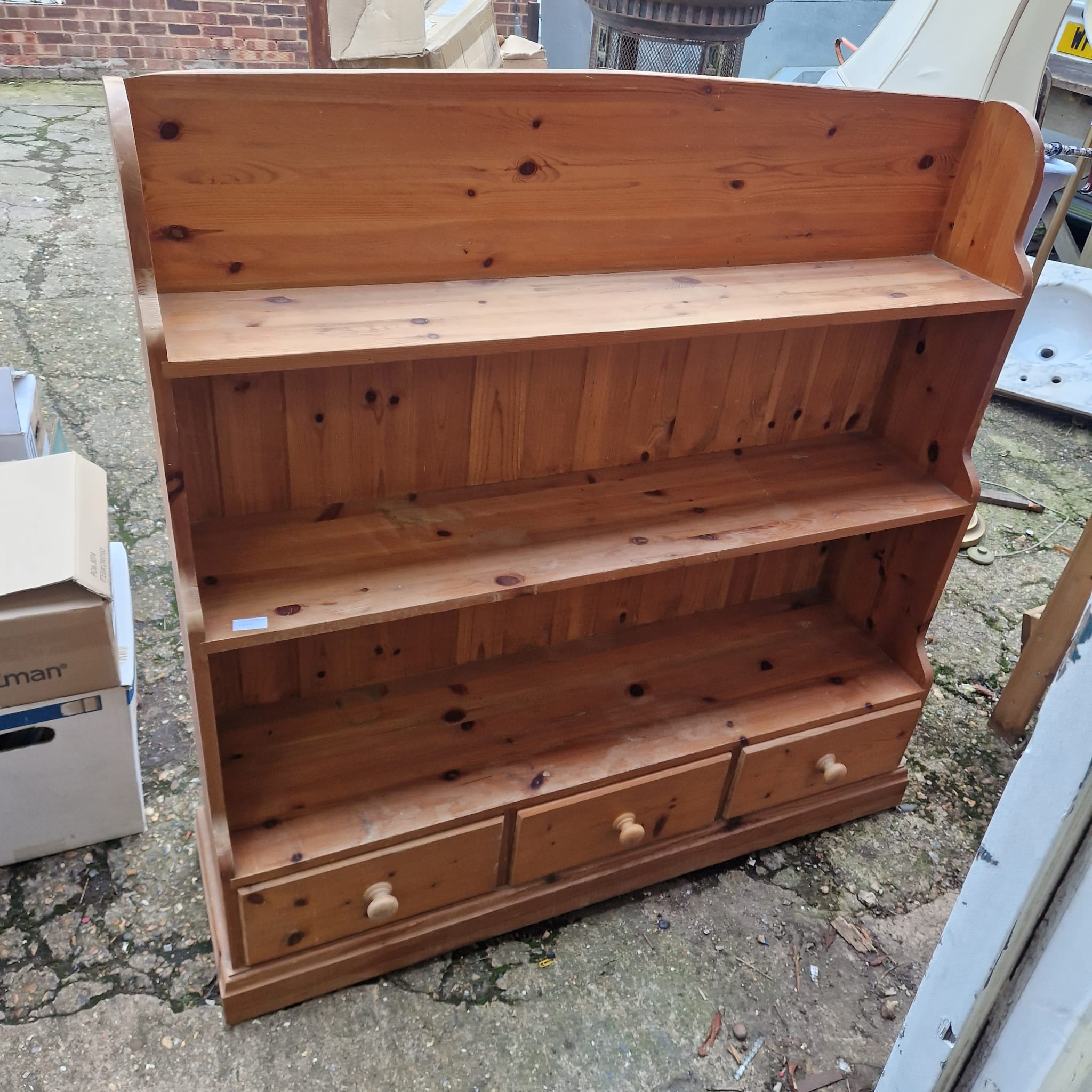 567 pine top for welsh dresser H38 x D14 x W47”