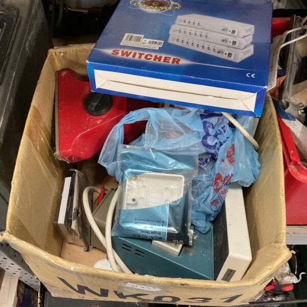 CCTV switcher box for video surveillance systems.