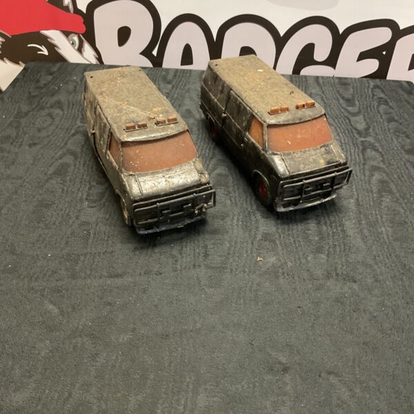 Vintage ERTL A-Team GMC van, collectible diecast toy vehicle.