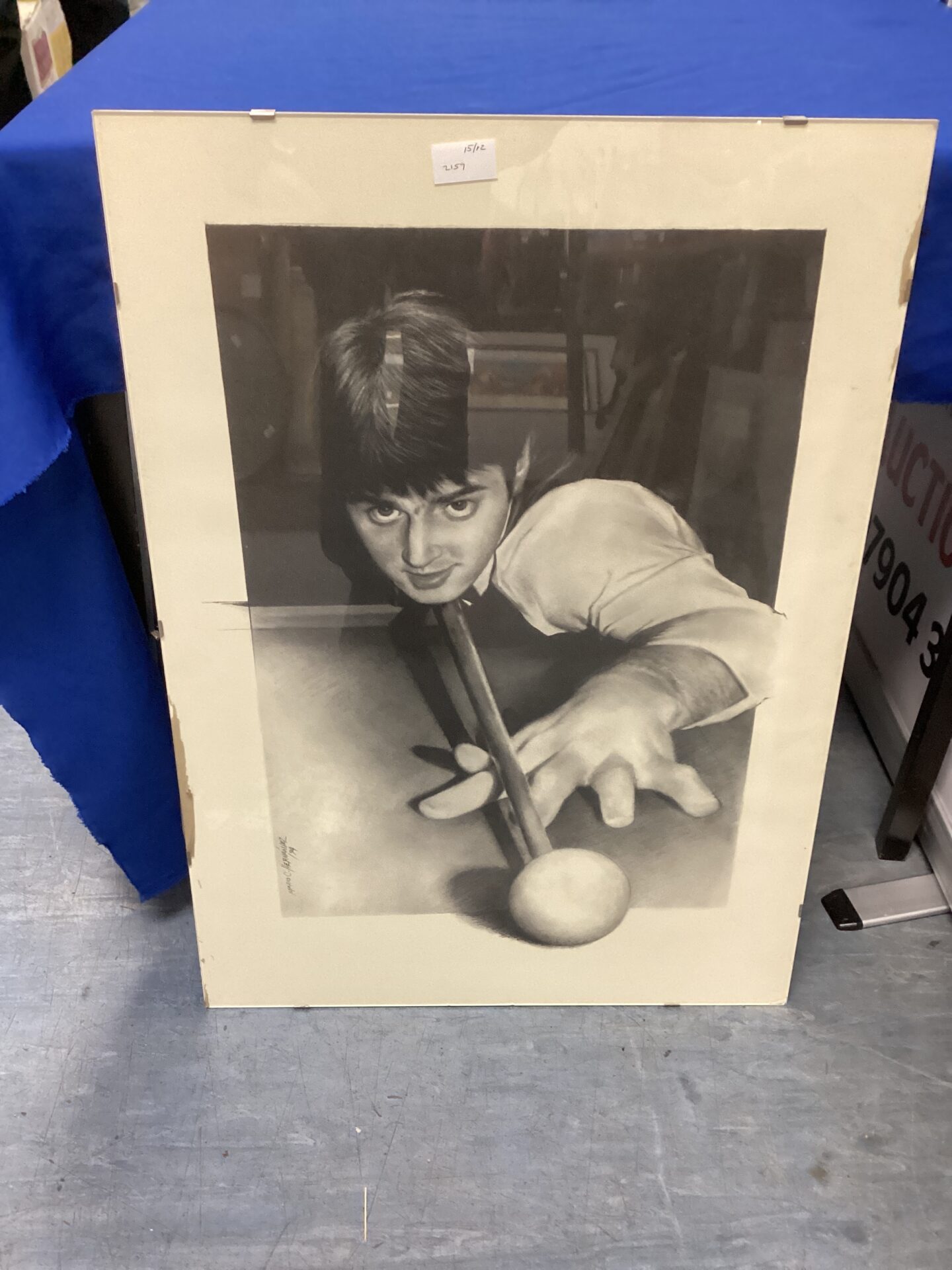 273 Framed print of snooker player Ronnie O’Sullivan