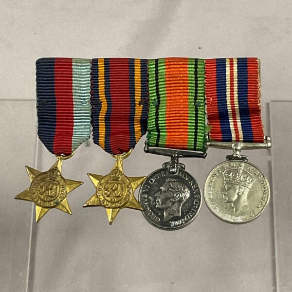 WWII miniature medal group with Burma Star for collectors.