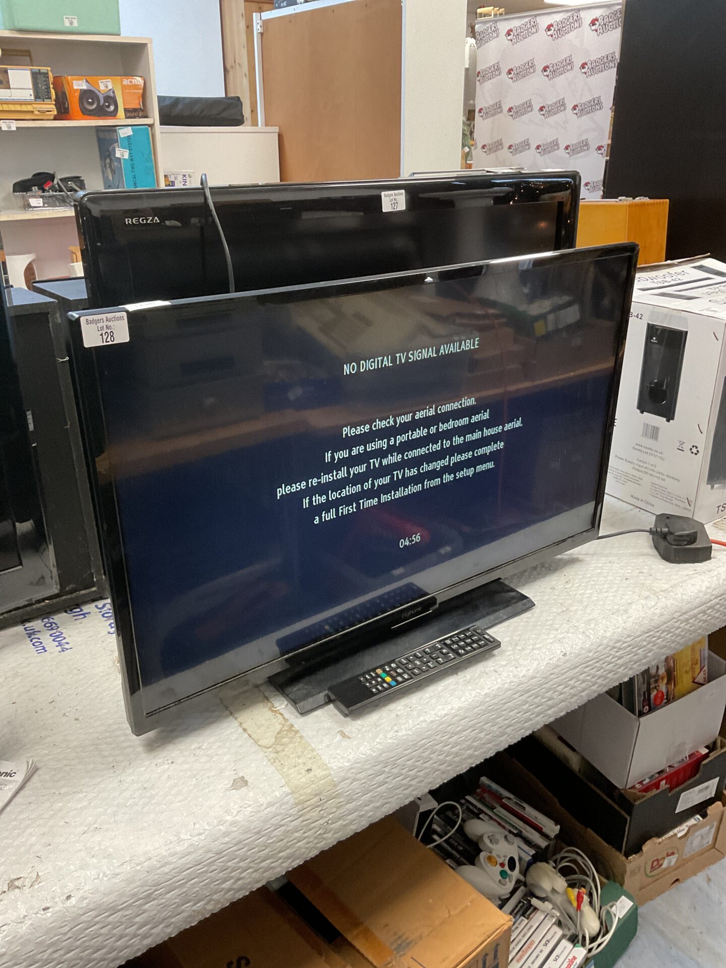 128 Digihome 32” hd tv working with remote