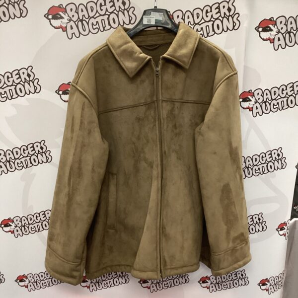 Men's suede-look jacket in a vintage style.