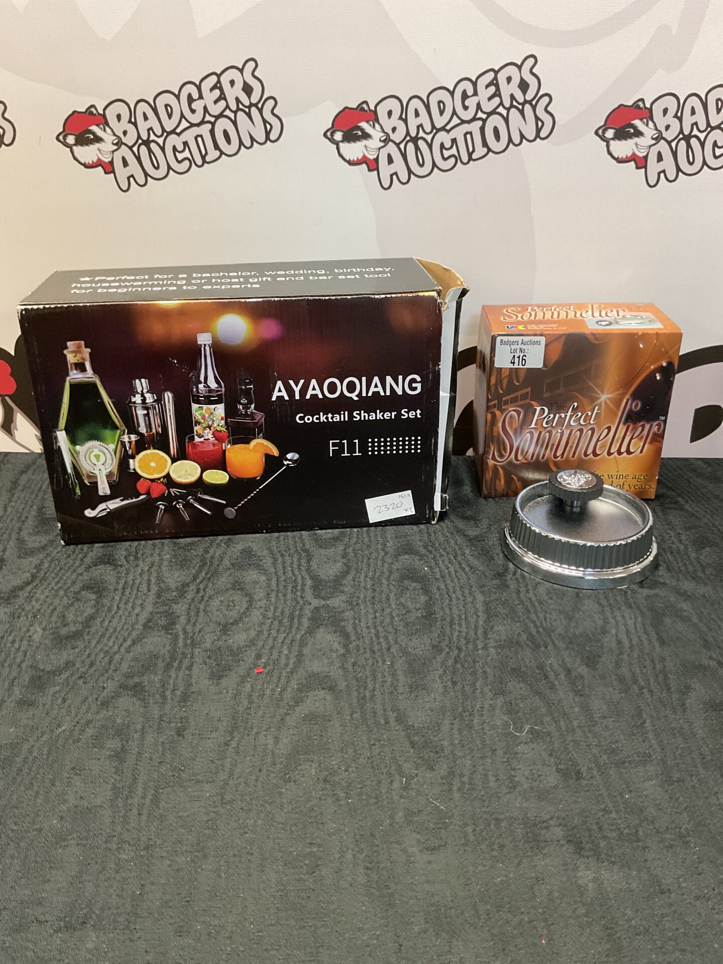 416 Ayaoqiang cocktail shaker set and perfect sommelier wine ager