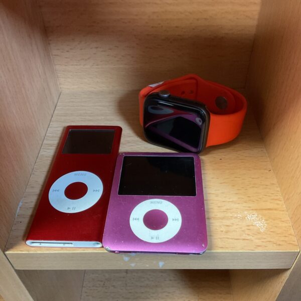 Apple iPod Classic and Apple Watch lot for collectors.