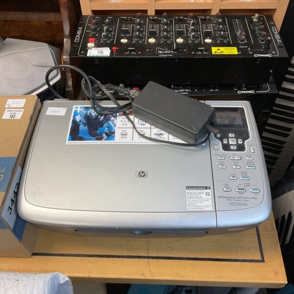 HP Photosmart 2575 all-in-one printer in used condition.