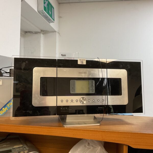 Silver Philips c700 wireless music center vintage hi-fi system.