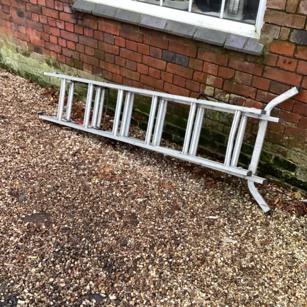 Used Abru aluminium multi function ladder for DIY projects.