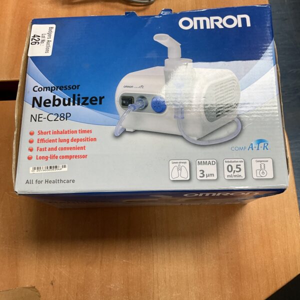 Omron NE-C28P compressor nebulizer for respiratory therapy.