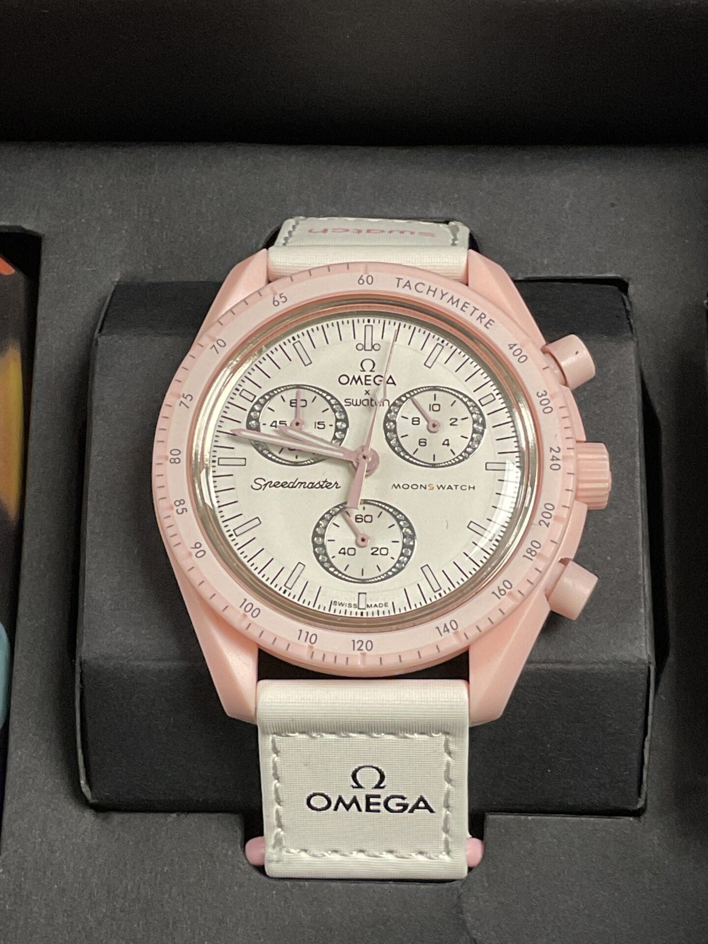 857 Omega swatch style mission to Venus bioceramic moonswatch Working