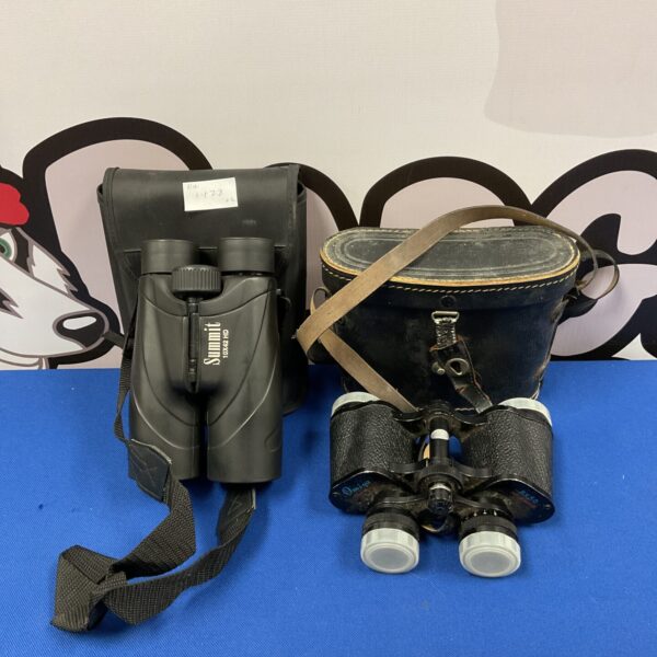 Vintage Summit 10x42 HD binoculars for outdoor viewing.