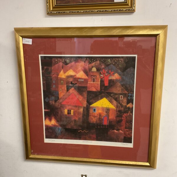 Framed limited edition Taylor Nocturne print with a nocturnal landscape.