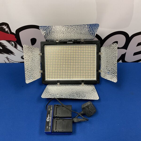 Yongnuo YN360 LED video light for photography and video recording.