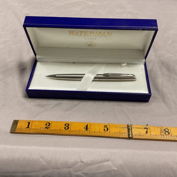 Silver Waterman propelling pencil in original box.