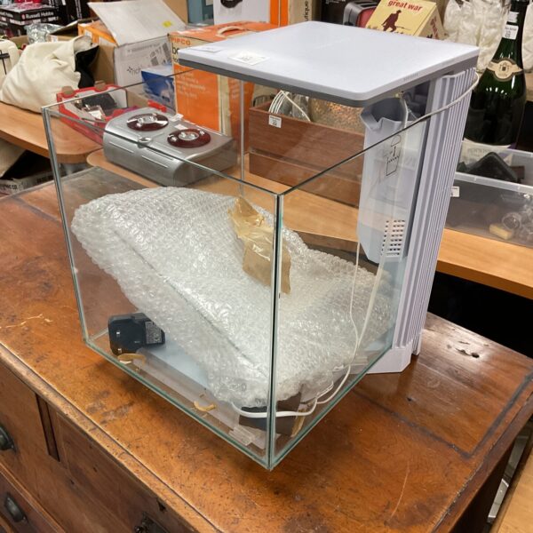 Superfish Vista 55 aquarium, a small glass fish tank.
