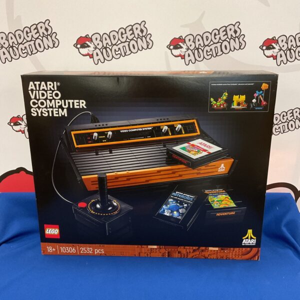 Sealed LEGO Atari 2600 box, a collectible retro gaming set.
