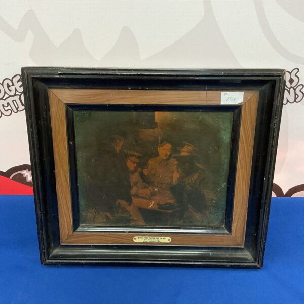 Antique Fred Roe print, "The Fortune of War", depicting a naval scene.