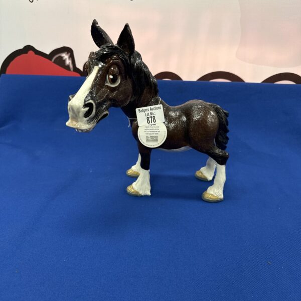 Detailed Clyde horse ornament by Arora, a beautiful collectible figurine.