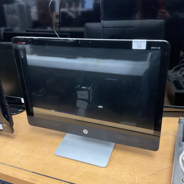 HP Envy 23 all-in-one computer for auction, sleek design.