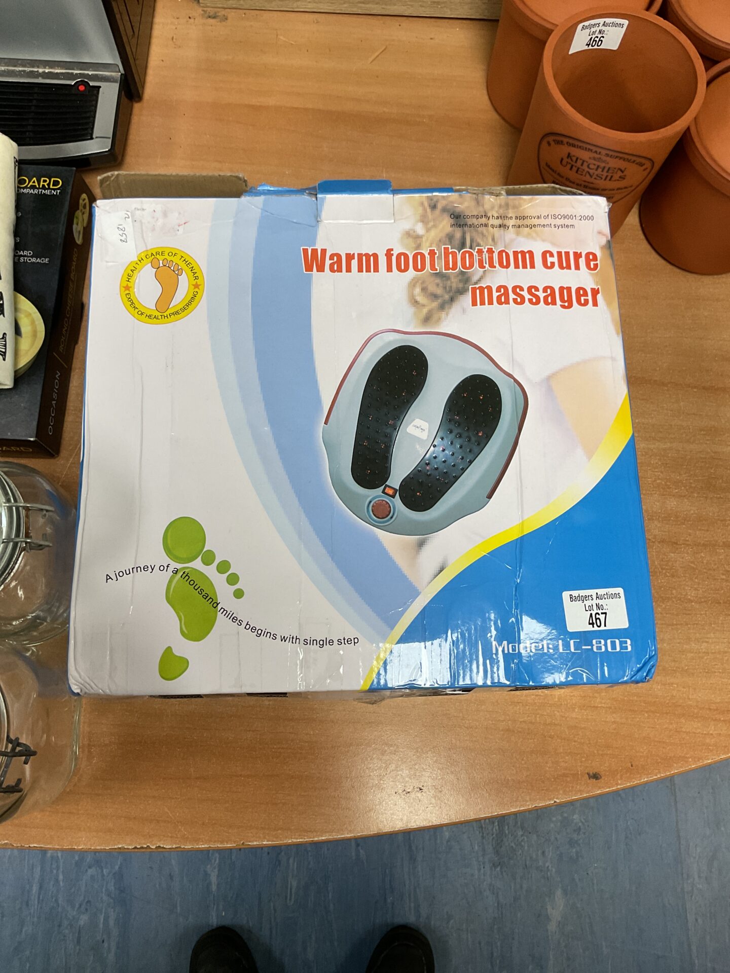 467 Warm foot bottom cure massager Lc-803