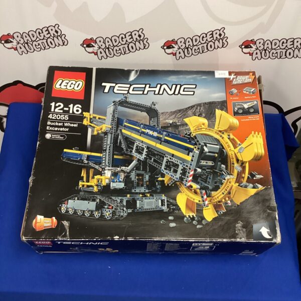 Lego Technic 42055 Bucket Wheel Excavator construction model detailed view.
