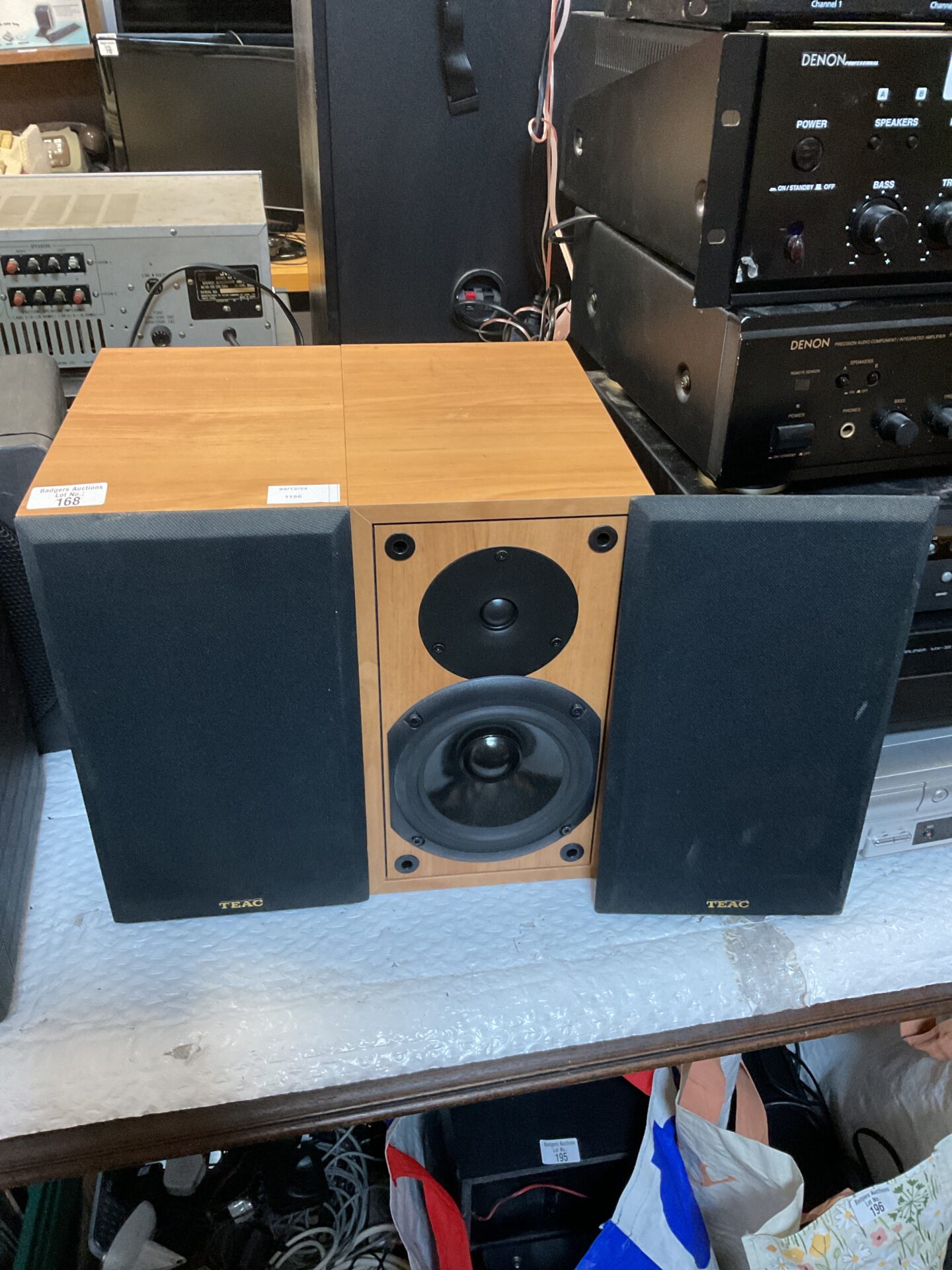 168 Pair of teac ls-300u speakers