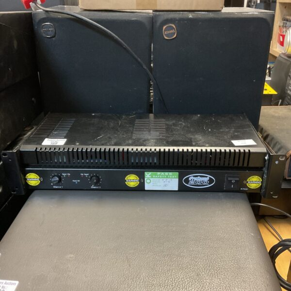 Prosound 200 power amplifier rackmount unit for audio systems.