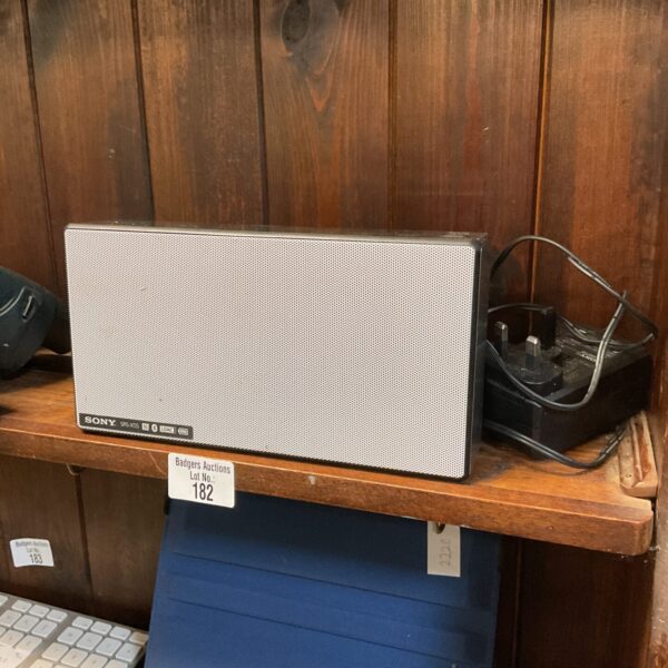Compact Sony SRS-X55 Bluetooth speaker in used condition.