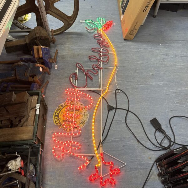 Flashing Christmas light decoration, approximately 72 inches long.