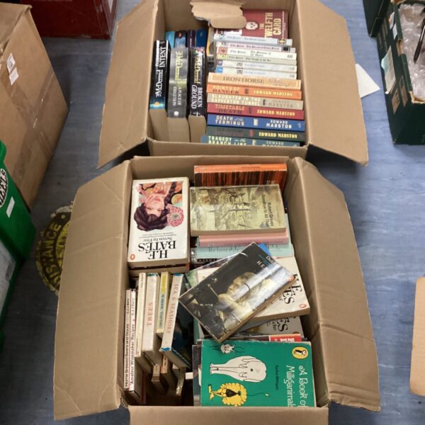 Large lot of vintage paperback books by Edward Marston.