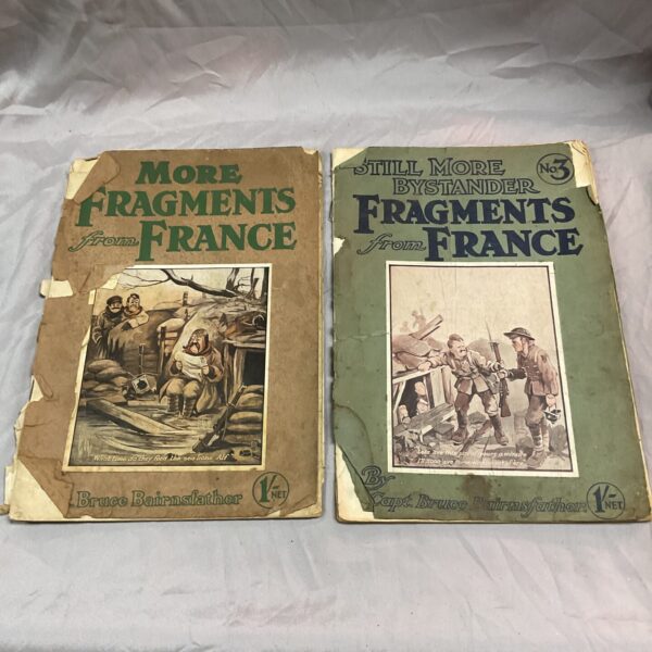 Vintage Fragments From France magazine by Bruce Bairnsfather, WWI collectible.