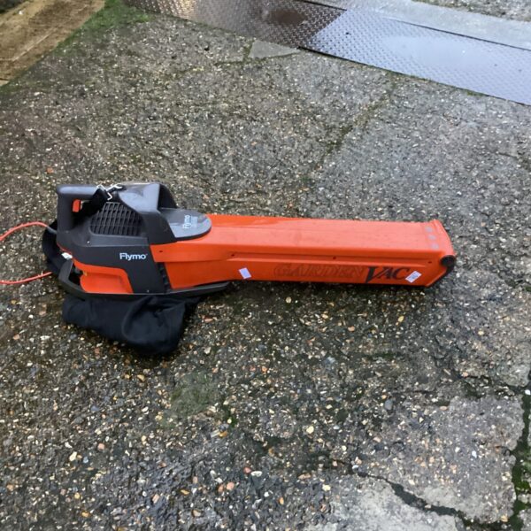 Used Flymo Garden Vac for collecting leaves and garden debris.