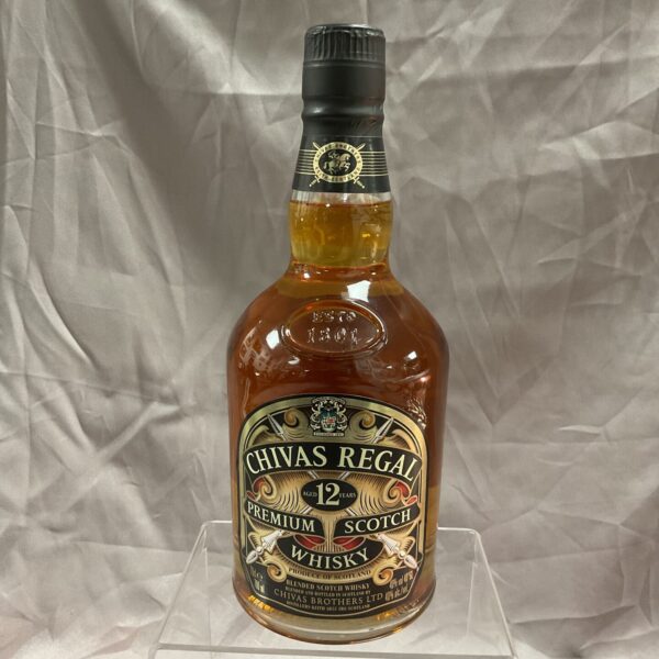 Chivas Regal Premium Scotch Whiskey bottle, 700ml, blended Scotch.