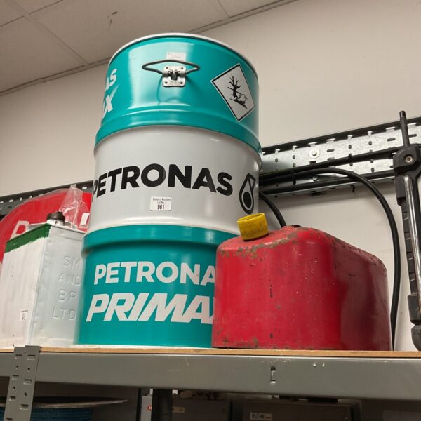 Vintage Petronas Primal petrol can for collectors.