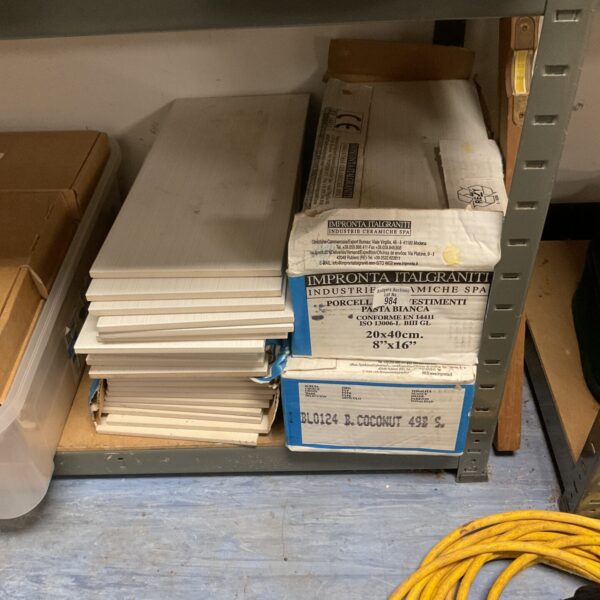 Lot of Impronta Intalgraniti ceramic tiles for flooring or walls.