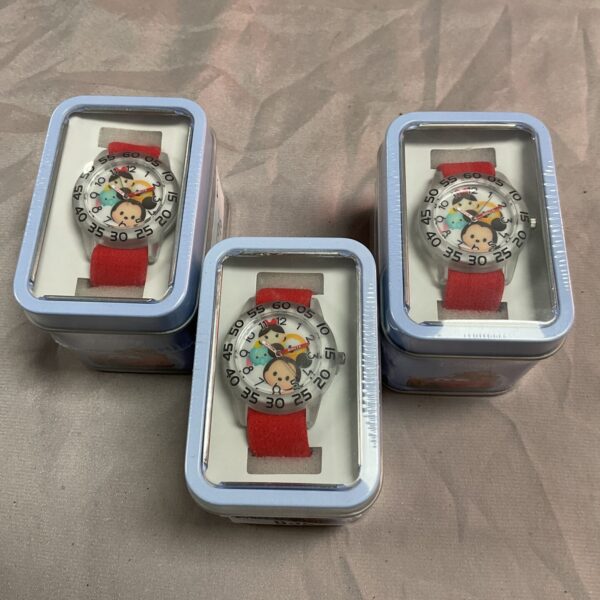 Lot of three new Disney Cars wristwatches for kids.