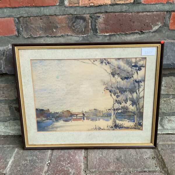 P B Dunthorne watercolour painting of a Key West mangrove swamp.