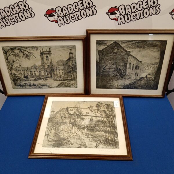 Signed Lorna Cassidy print of Bassetbury landscape art.