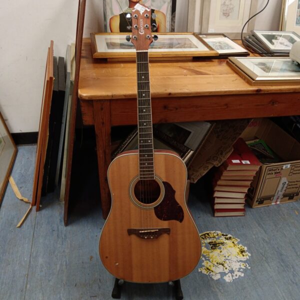 Vintage Crafter D-6 acoustic guitar in used condition.