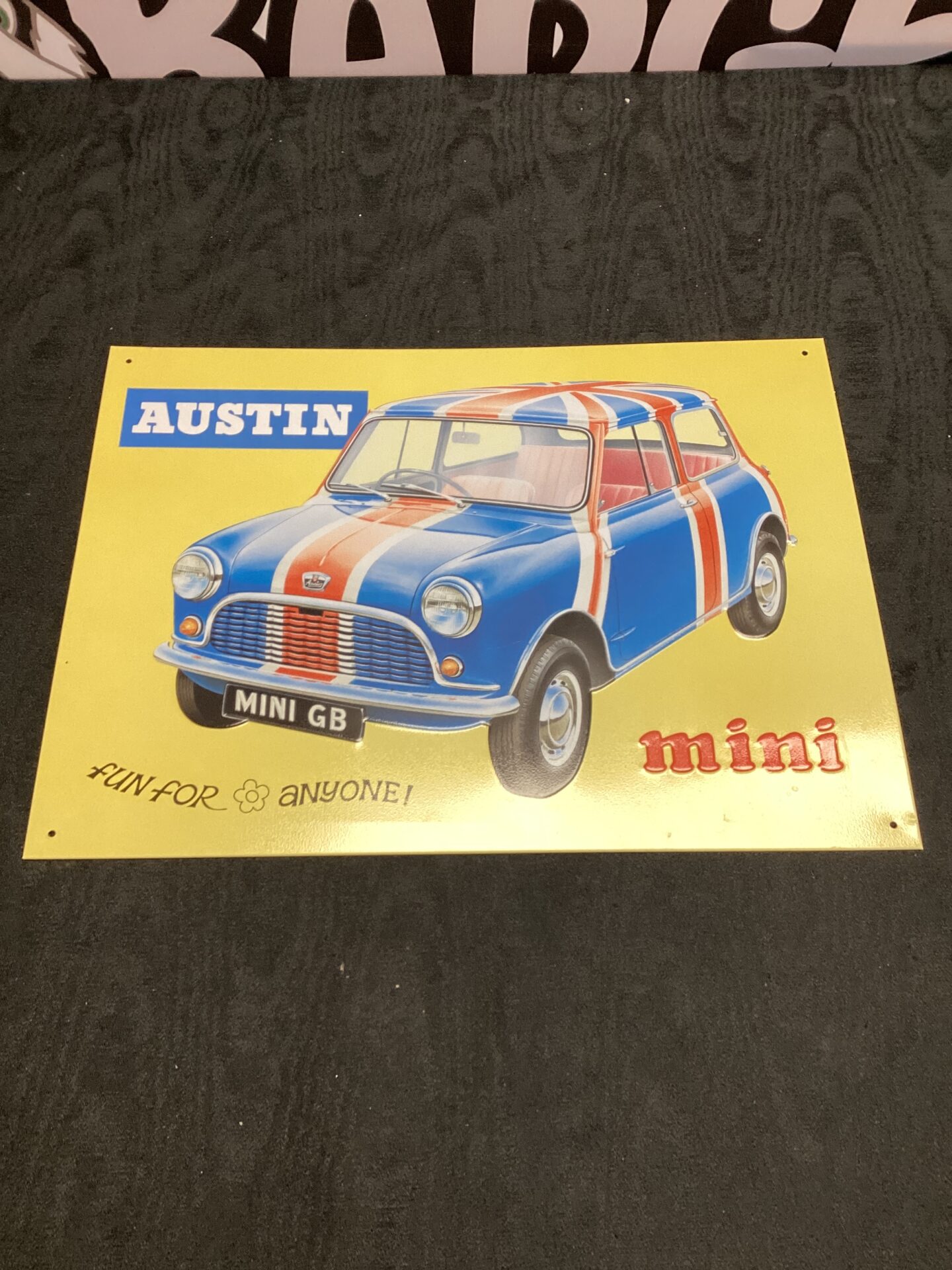 514 Austin mini tin sign