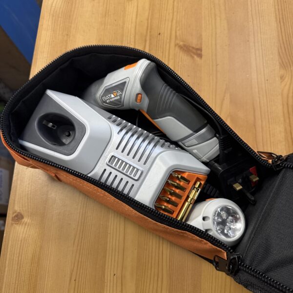 Batavia bt-csd002 cordless multi tool set with attachments.
