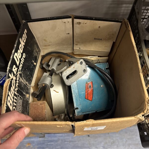 Vintage Black & Decker D111 Power Centre workshop tool in used condition.