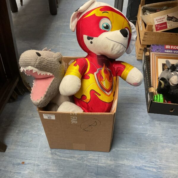 Red Paw Patrol Marshal plush toy for collectors and fans.