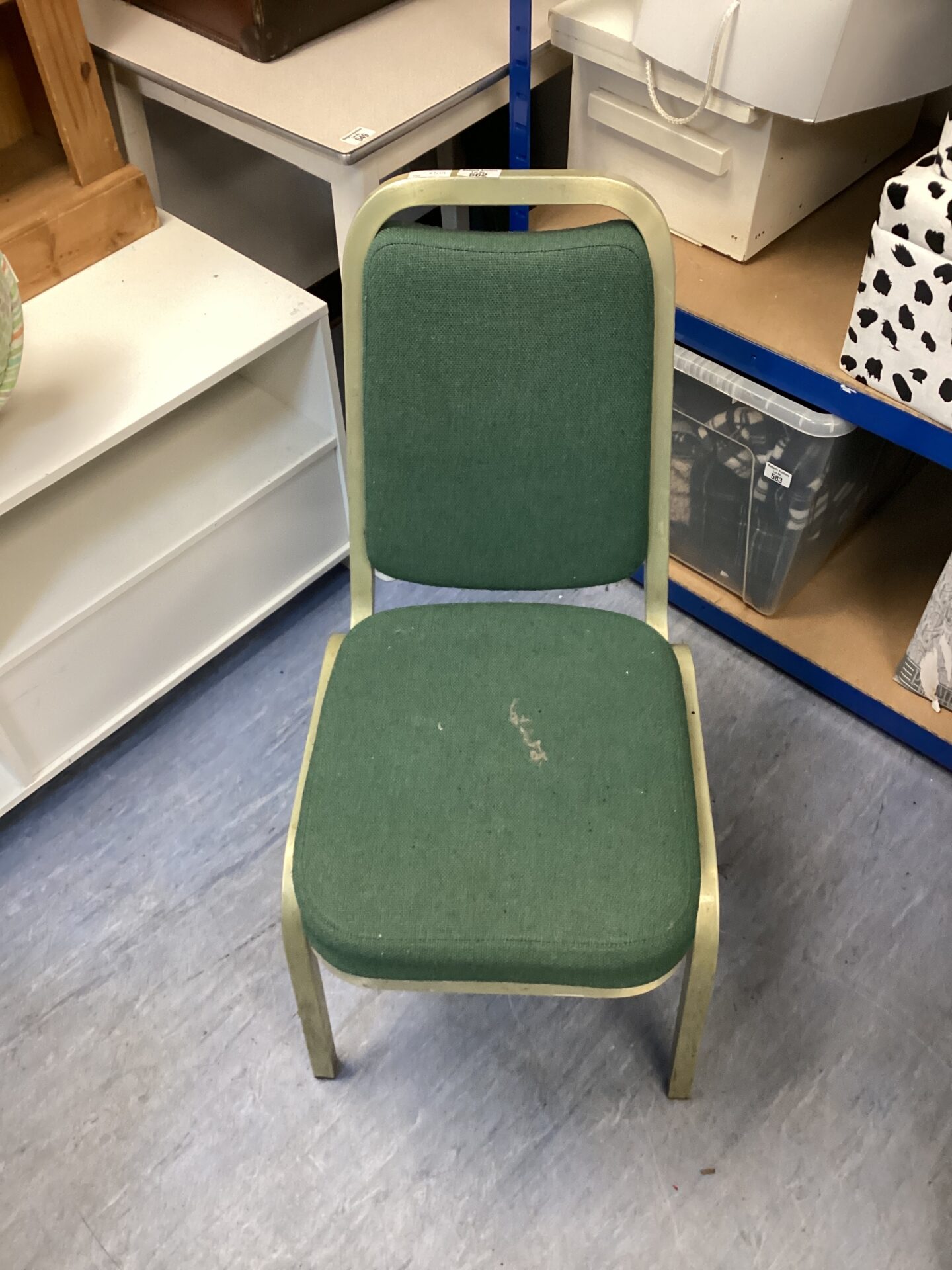 612 burgess metal framed chair