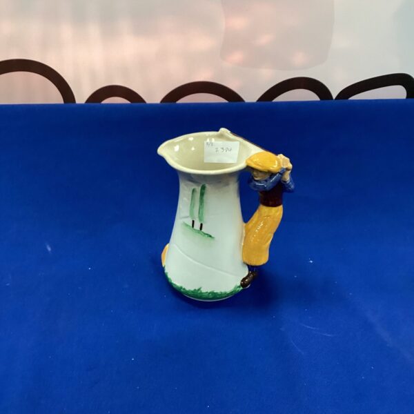 Vintage Burleigh Ironstone jug with golfing scenes, model 2394.