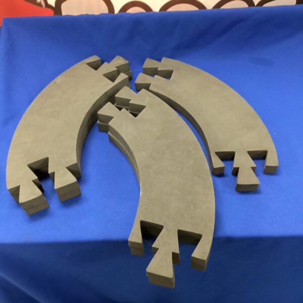 Foam dartboard surround for wall protection during gameplay.
